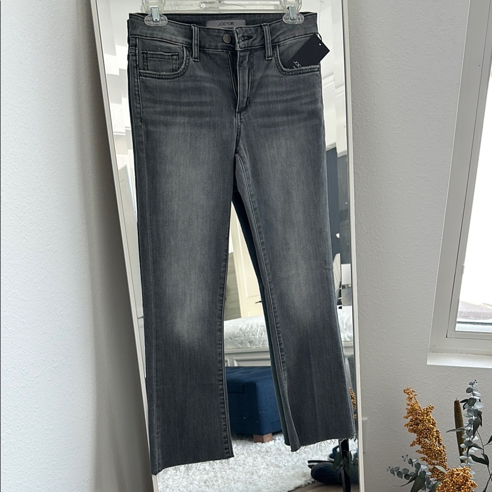 Joe's Jeans Gray Ankle Cropped Denim